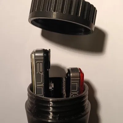 Vỏ đèn xe đạp Moon Nebula nắp vặn (screw top)