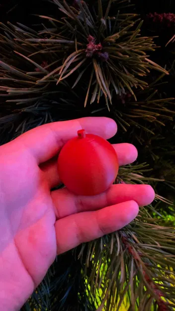 Xmas Tree Ball Simple – Quả châu cây thông Noel đơn giản - Image 1