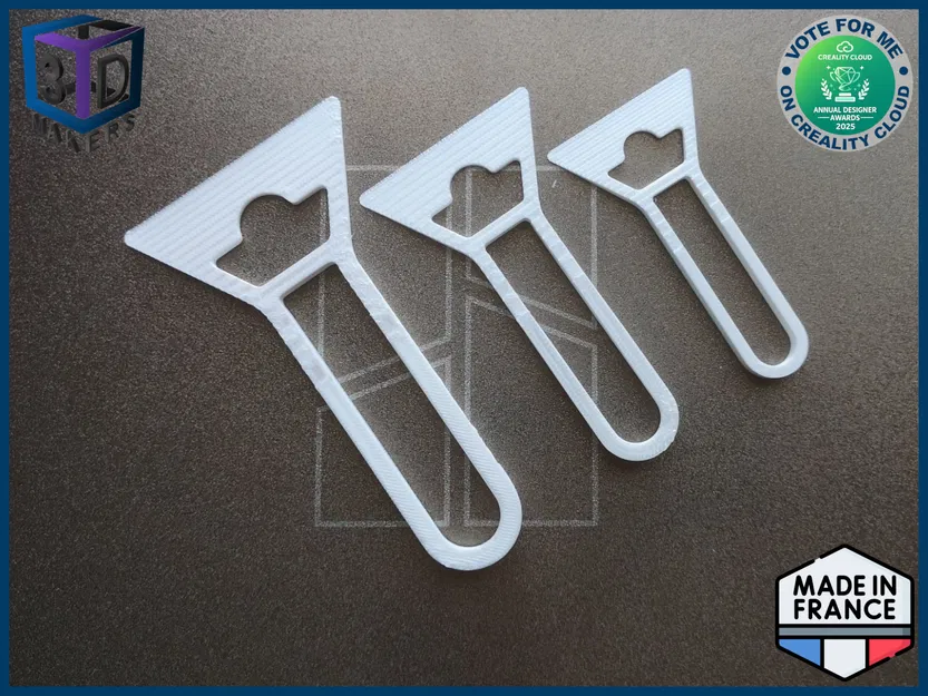 Spatula vệ sinh bed máy in 3D: nhanh, nhẹ (Bed Scraper) - Image 1