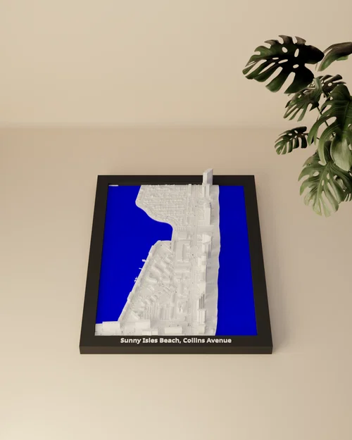 Sunny Isles Beach, Collins Avenue, Hoa Kỳ - Mô hình thu nhỏ 3D - Image 3