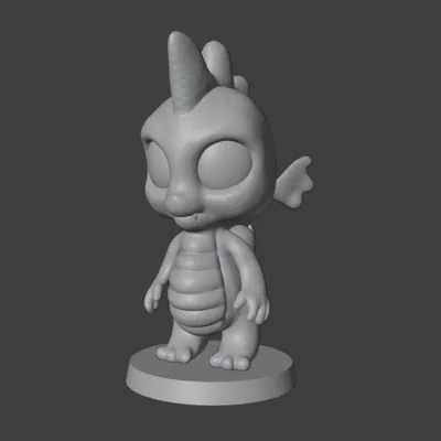 Spike the Dragon (Spike rồng con) – mô hình mini cho tabletop