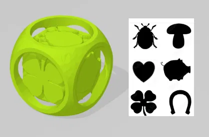 Glückswürfel (Xúc xắc may mắn) - Image 1