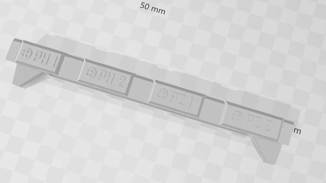 Ngàm top mount IKEA SKÅDIS cho tua vít WERA PH 1,2 & PZ 1,2 - Image 1
