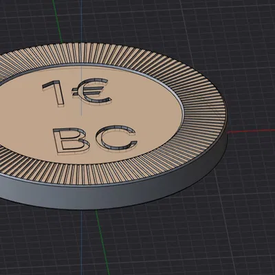 Token xe đẩy mua sắm – Bản sao 1 Euro