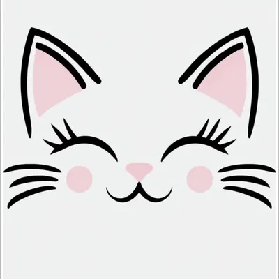 Phác thảo khuôn mặt mèo (Cat face sketch)