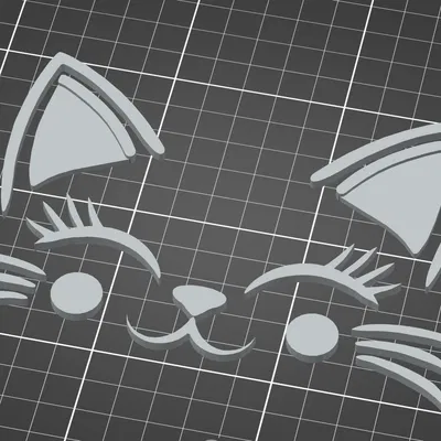 Phác thảo khuôn mặt mèo (Cat face sketch)