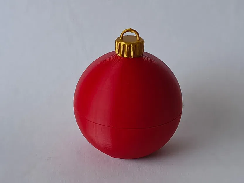 Quả Châu Noel Có Ngăn Chứa Bí Mật (Christmas Bauble with Hidden Storage) - Image 2