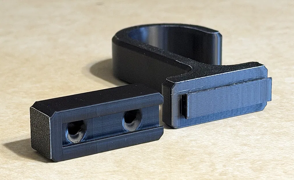 Móc treo kẹp ống 3/4" với mount dovetail giấu vít - Image 7