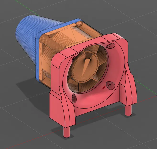 Giá gắn quạt hút cho third hand | Dritte Hand Absaugung befestigung - Image 2