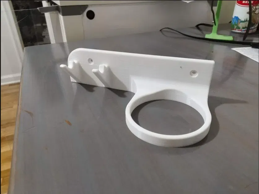 Giá treo tường máy sấy tóc, máy duỗi & máy uốn (Hair Dryer, Straightener, & Curler Holder) - Image 2