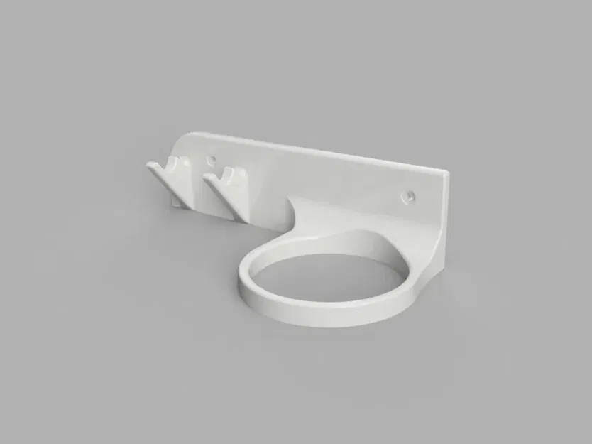 Giá treo tường máy sấy tóc, máy duỗi & máy uốn (Hair Dryer, Straightener, & Curler Holder) - Image 3