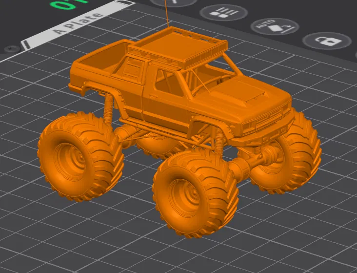 Mẫu 3D Monster Truck - Image 1