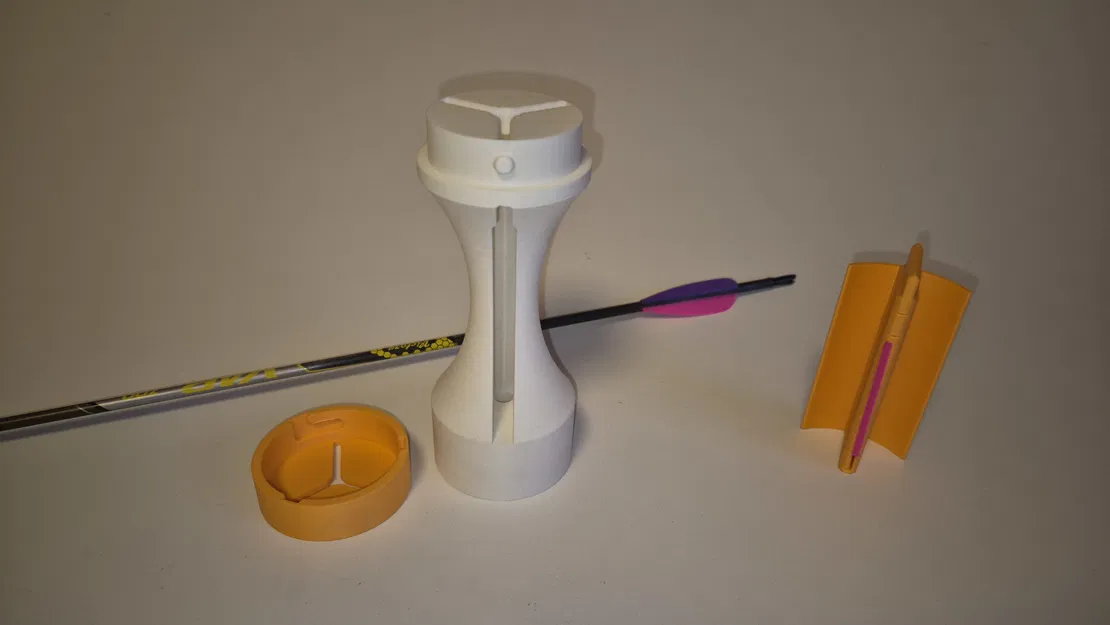 Jig gắn cánh tên 3 vanes (Befiederungsgerät / Fletching Jig) - Image 1