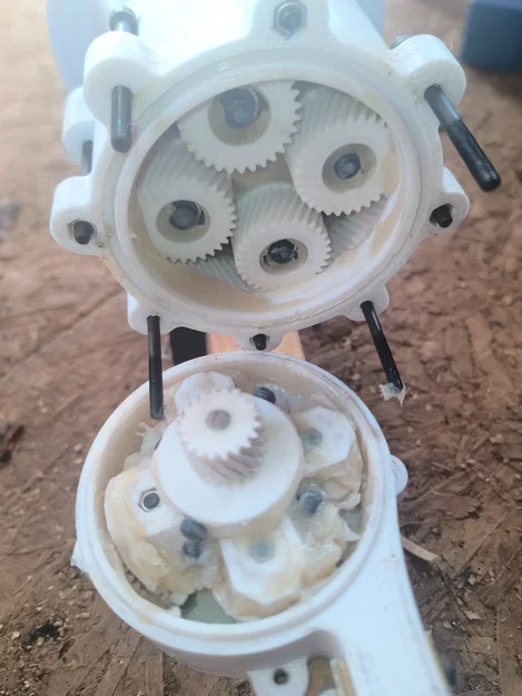 Bộ Planetary Gear 1:4 xếp tầng, lực mạnh cho motor NEMA 23 - Image 1