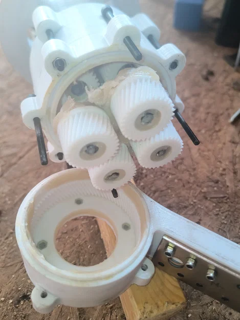 Bộ Planetary Gear 1:4 xếp tầng, lực mạnh cho motor NEMA 23 - Image 7