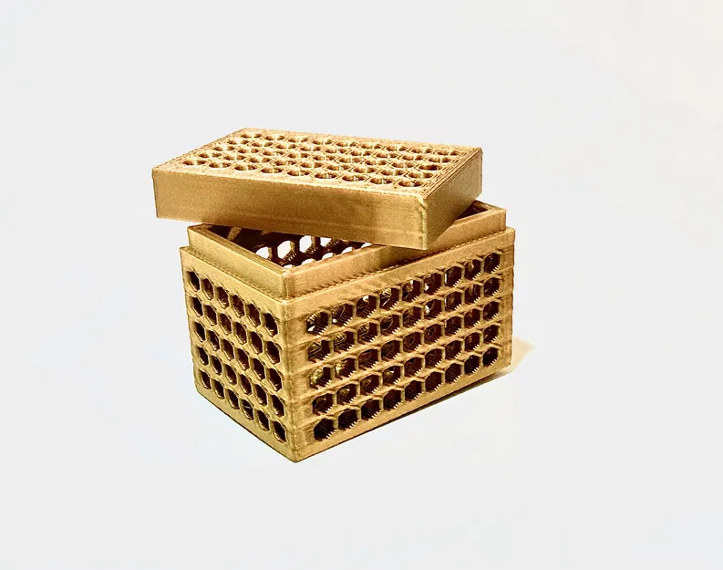 Hộp Lỗ Lục Giác Kèm Nắp Snap-On (Hex Hole Box with Snap-On Lid!) - Image 1