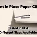 Kẹp Giấy Print-in-Place (Tested in PLA – Nhiều Kích Thước Có Sẵn!) - Thumbnail 1