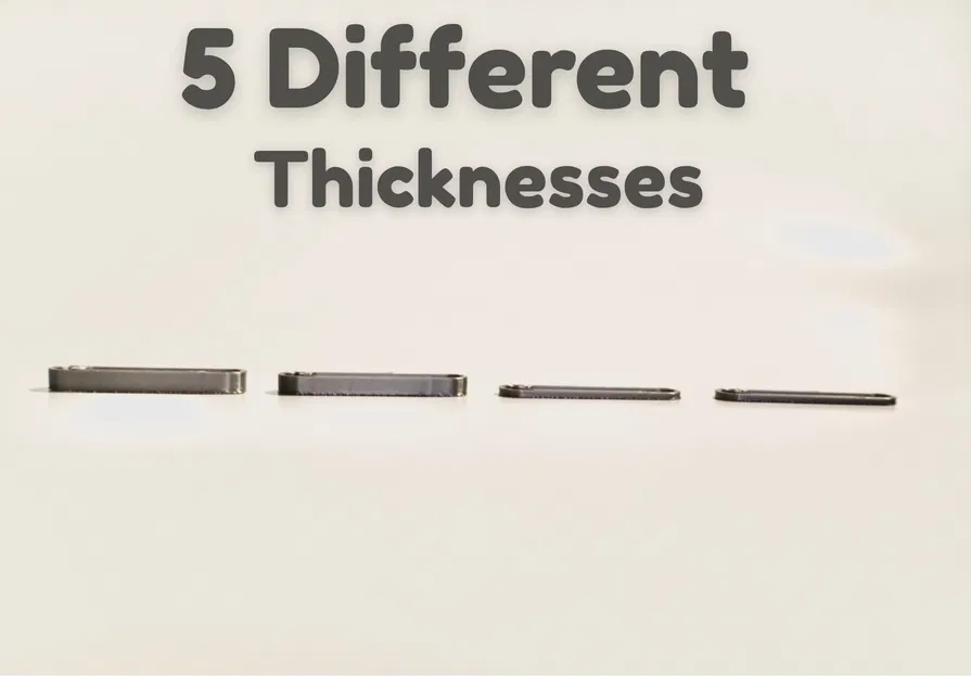 Kẹp Giấy Print-in-Place (Tested in PLA – Nhiều Kích Thước Có Sẵn!) - Image 2