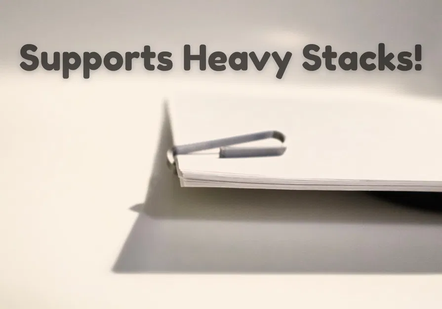 Kẹp Giấy Print-in-Place (Tested in PLA – Nhiều Kích Thước Có Sẵn!) - Image 4