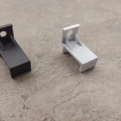 Kẹp đèn gầm tủ (Undercounter Light Clip) in 3D