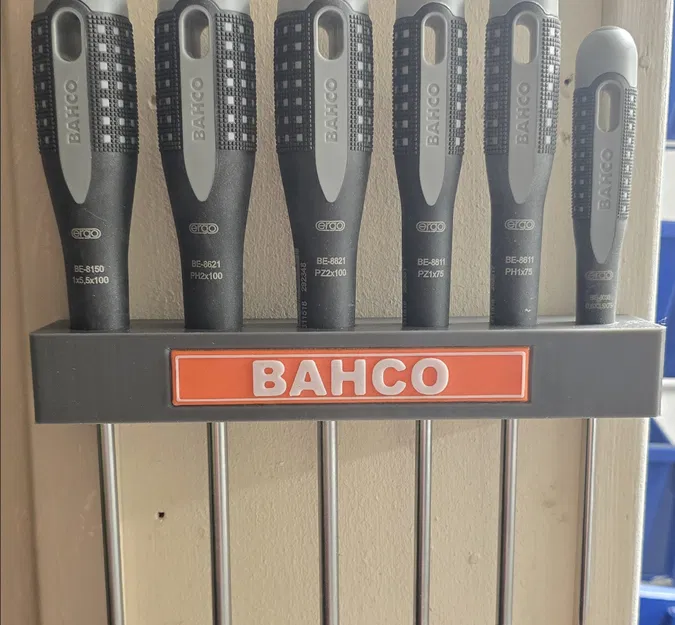 Giá treo tường tua vít Bahco BE-9886 + Logo Badge - Image 2