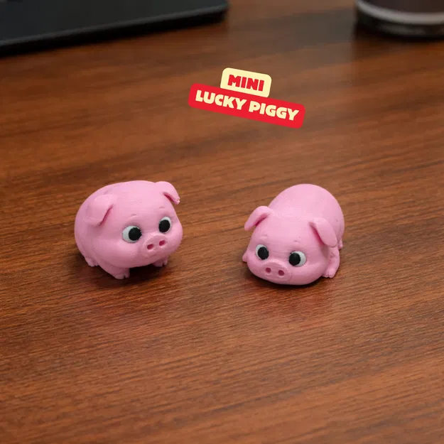 Mini Lucky Piggy – Quà Giao Thừa dễ thương / Decor Silvester - Image 1