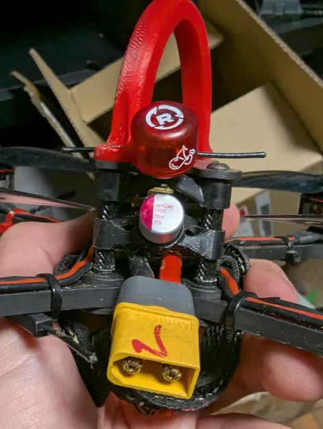 Giá gắn tụ điện cho FPV (Capacitor mount for FPV) - Image 1