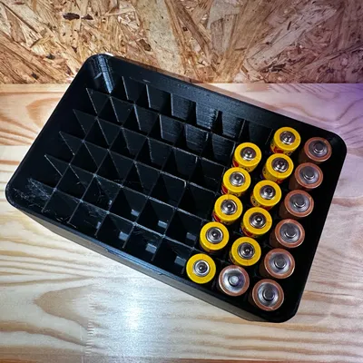 Hộp Lưu Trữ Pin AA Dung Lượng Lớn (54 Khe)