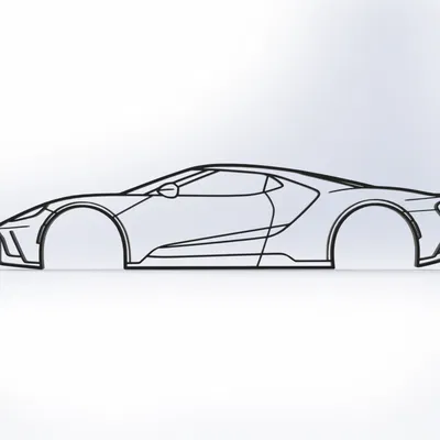 Ford GT 2D Art