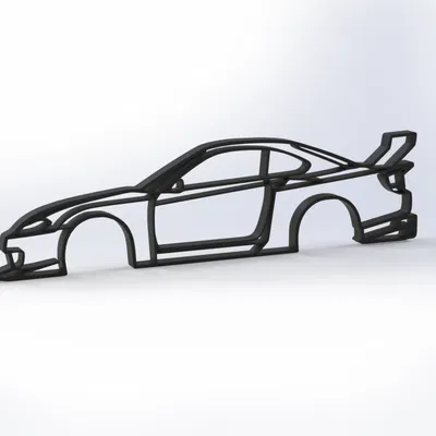 LB-Super Silhouette S15 SILVIA 2D Wall Art Nissan