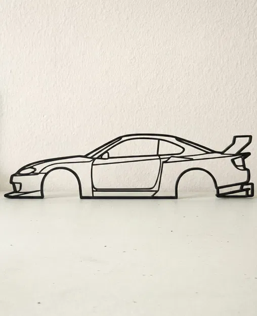 LB-Super Silhouette S15 SILVIA 2D Wall Art Nissan - Image 3
