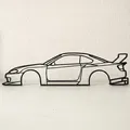 LB-Super Silhouette S15 SILVIA 2D Wall Art Nissan - Thumbnail 3