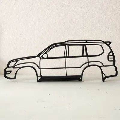 Lexus GX470 2D Wall Art