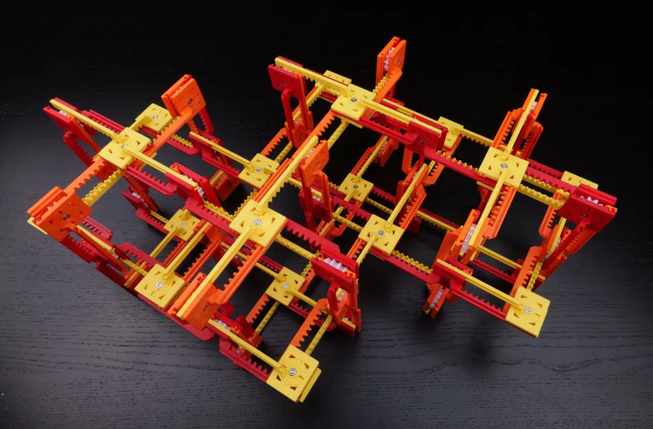 Hệ lắp ghép rack-and-pinion giãn nở 3D (NbO) - Image 3