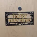 Bảng chữ “Chúc Mừng Năm Mới” phong cách Gatsby (Art Deco) - Thumbnail 2