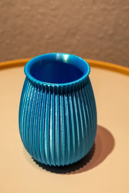 Bình Cắm Hiện Đại Gân Dọc (Ribbed Modern Vase) - Image 2