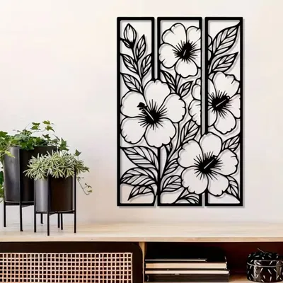 Tranh treo tường Floral Panel (Floral Panel wall art)