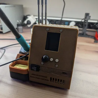 Đế AxxSolder SDC02 tích hợp nguồn PSU (MeanWell LRS-150-24)