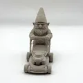 Gnome Làm Vườn Cắt Cỏ (Lawn Mower Garden Gnome) - Thumbnail 4