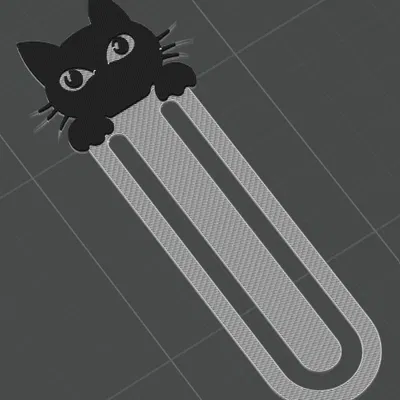 Kẹp Đánh Dấu Sách Mèo – Kẹp Đánh Dấu Sách 3D Dễ Thương & Tiện Dụng (In Nhanh!)