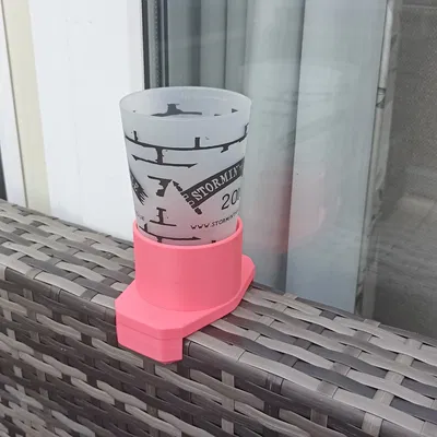 Kẹp giữ ly cho nội thất ngoài trời (Outdoor Furniture Cup Holder)