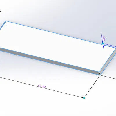 Bảng Tên 60 x 20 x 1 | Name tag 60 x 20 x 1
