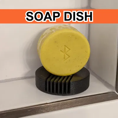 Khay Đựng Xà Phòng Tròn (Round Soap Dish) Tối Giản