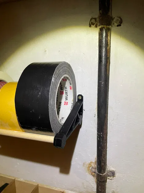 Giá treo băng keo gắn tường dùng thanh dowel gỗ 9 mm - Image 3