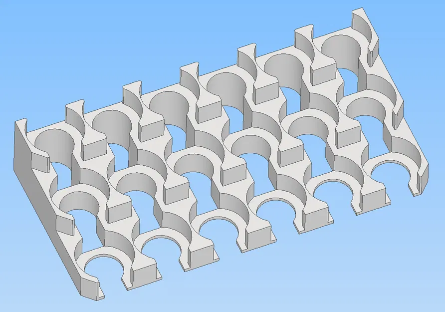 Kệ đựng chai sơn 30mm/25mm (Paint Bottle Racks) - Image 1