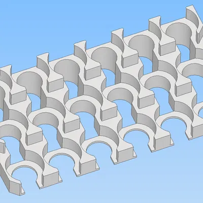 Kệ đựng chai sơn 30mm/25mm (Paint Bottle Racks)