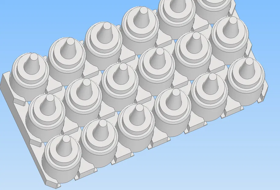 Kệ đựng chai sơn 30mm/25mm (Paint Bottle Racks) - Image 3