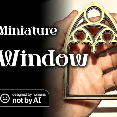 Cửa Sổ Nhà Thờ Gothic Thu Nhỏ