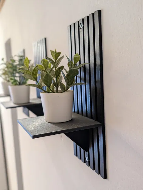Kệ Nổi Gắn Tường Dạng Slat Wall Hiện Đại - Image 1