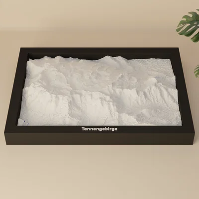 Tennengebirge, Áo - Mô hình thu nhỏ 3D